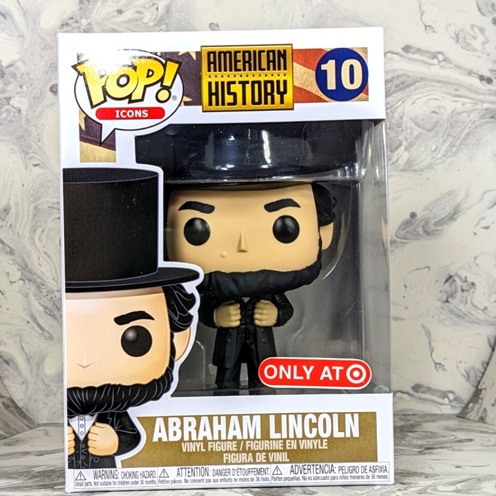 Funko Pop Abraham Lincoln 10, Target Exclusive MIB